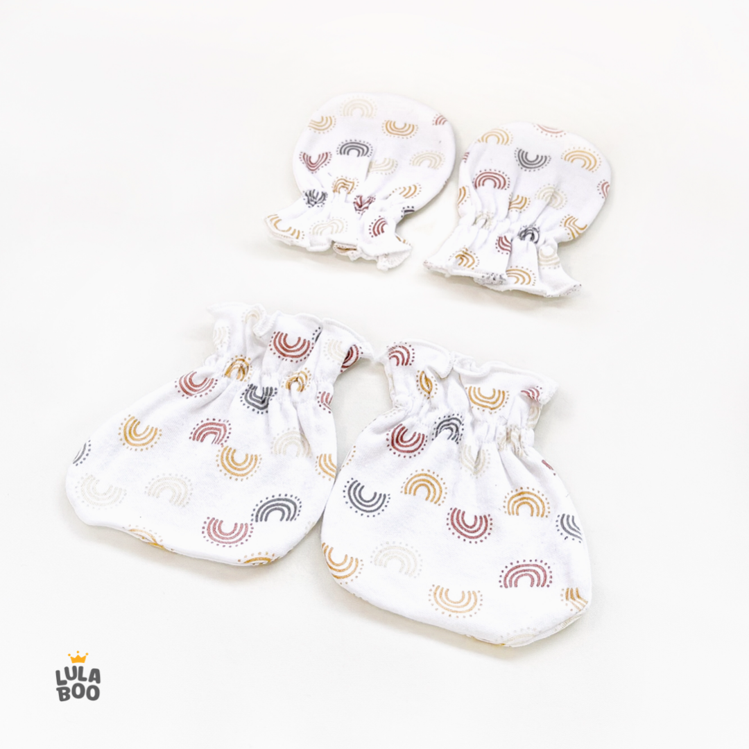 Baby Mittens & Booties Set