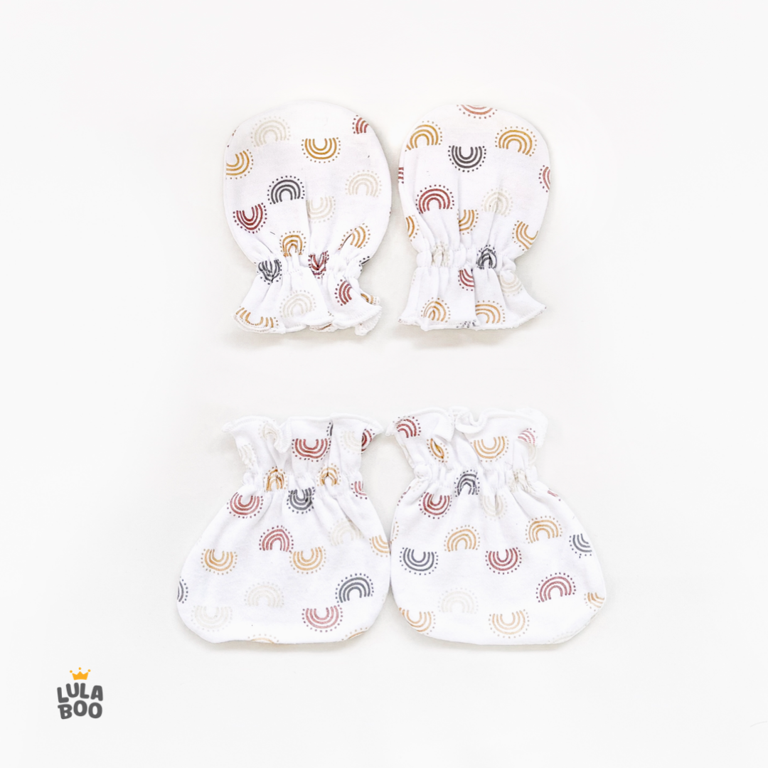 Baby Mittens & Booties Set