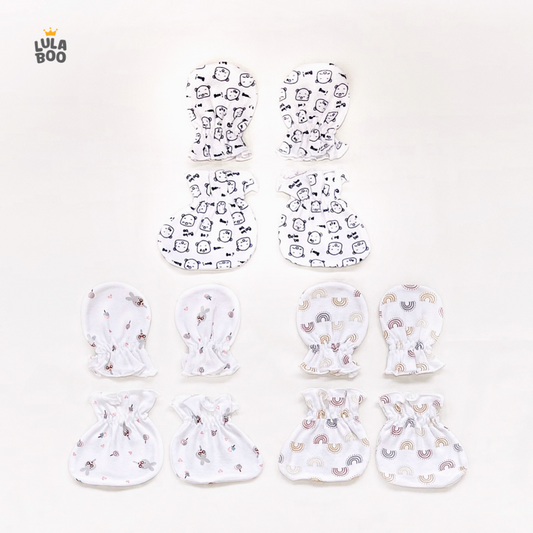 Baby Mittens & Booties Set
